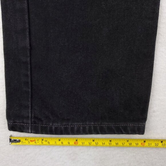 Levi's Vintage 505 Jeans 90s Black Regular Straight Leg Men's "31x30" Real 30x30 - Picture 9 of 11